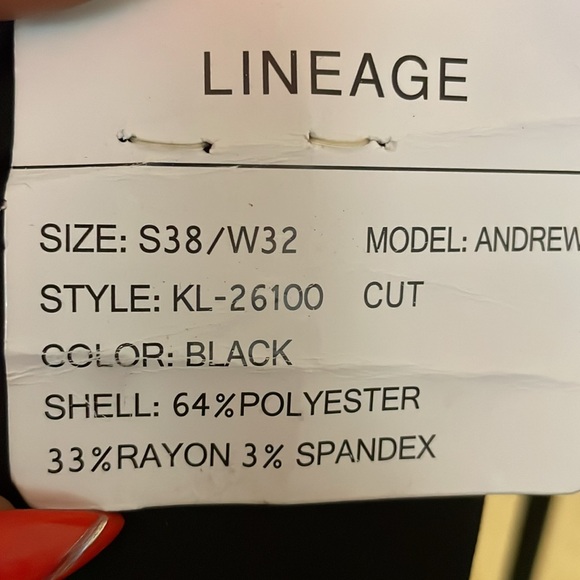 Lineage Performance 2 Button Slim Fit blazer - Picture 5 of 8